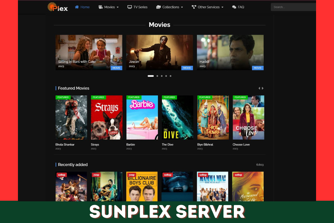 Sunplex Movie Server